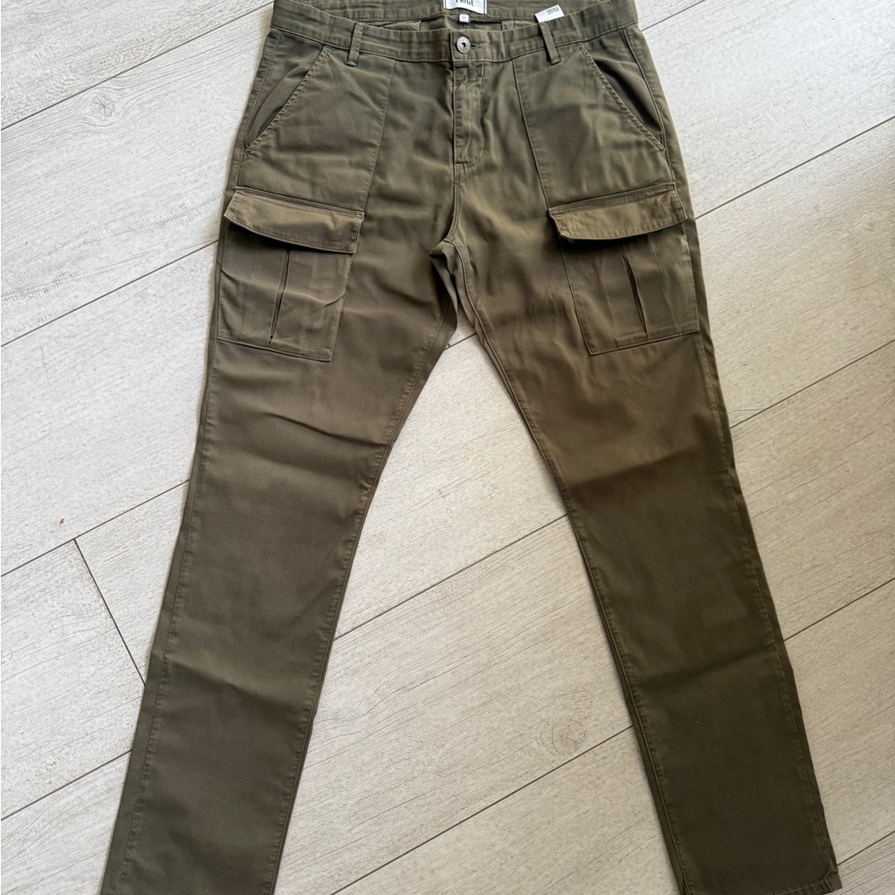 PAIGE Men's Khaki Cargo Pants